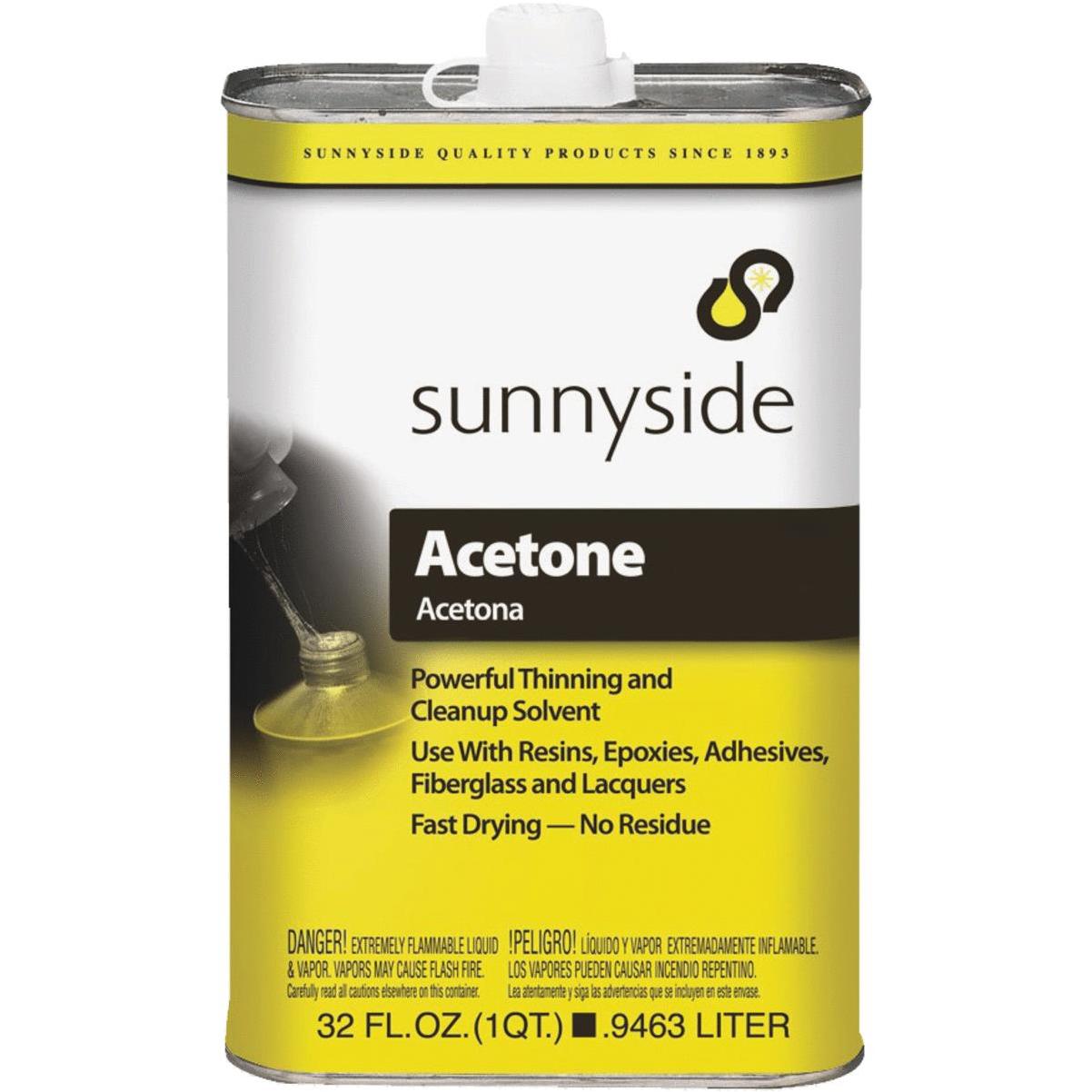 Sunnyside Acetone, Quart Svendsen's Marine & Industrial Supply