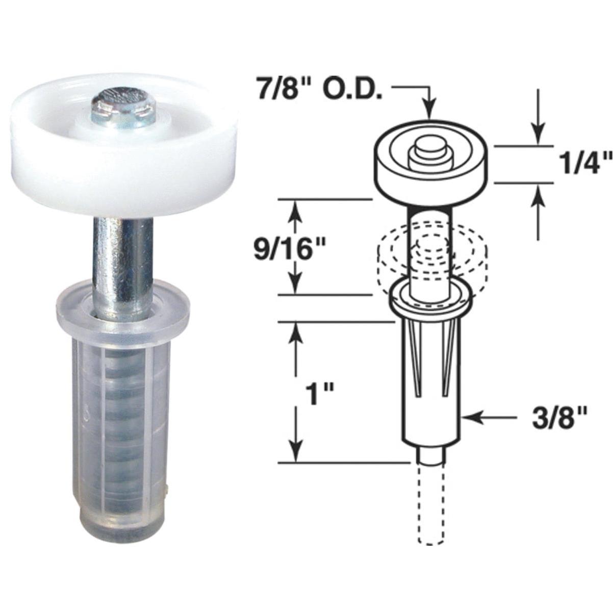 Bifold Closet Door Top Guide Wheel Rollers Dandk Organizer
