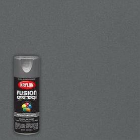 Krylon Metallic Black Stainless Fusion All-In-One Spray Paint & Primer - 12 oz