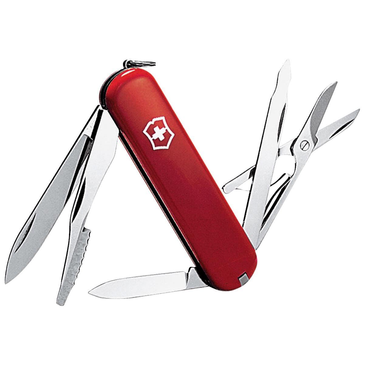 Victorinox Classic SD Swiss Army Knife, Small, Multi Tool, 7 Functions,  Scissors, Nail File, Red : : Sports & Outdoors