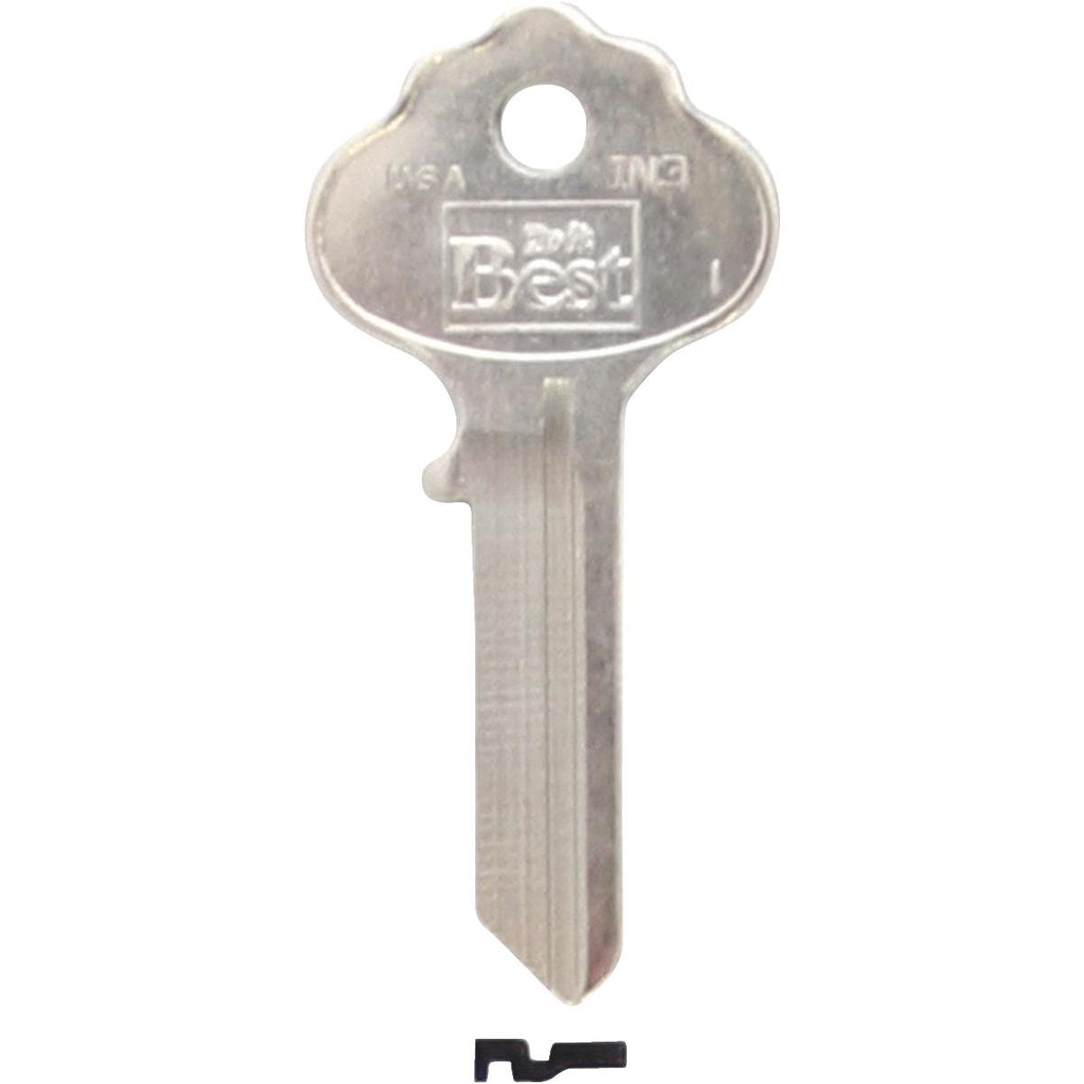 ILCO Nickel Plated File Cabinet Key IN3 / X1054K (10-Pack)