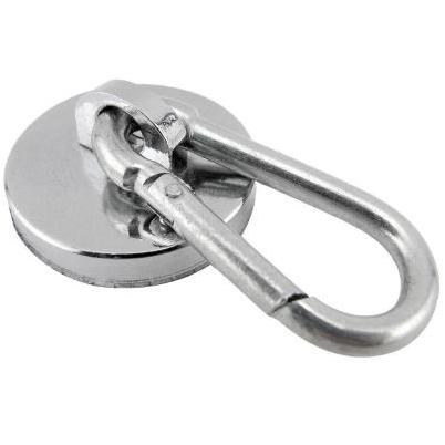 MagnetSource Neodymium 45 Lb. Capacity Carabiner Magnet Hook