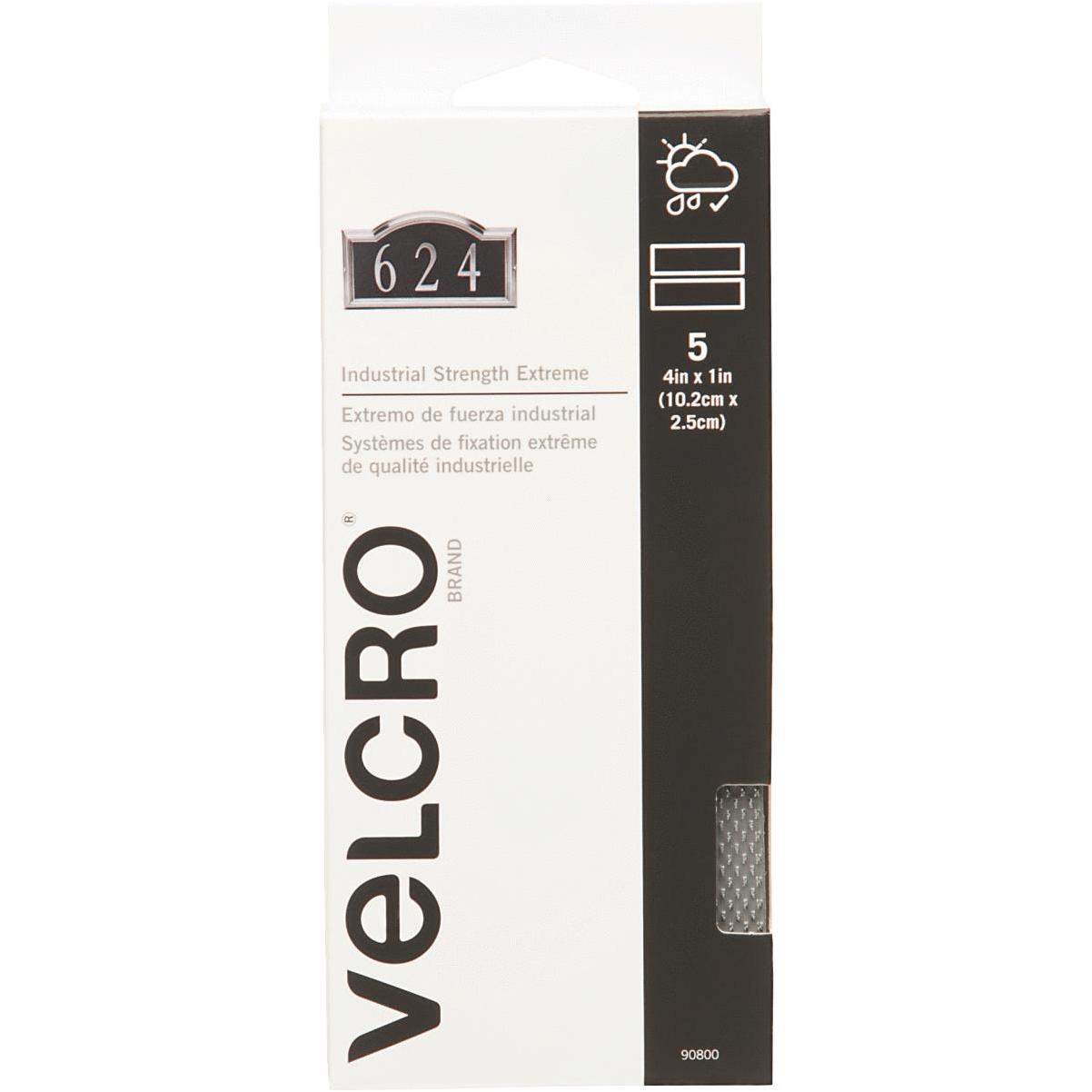 Velcro Brand 3/4 W x 8 L Hook-and-Loop RED Reclosable Fastener