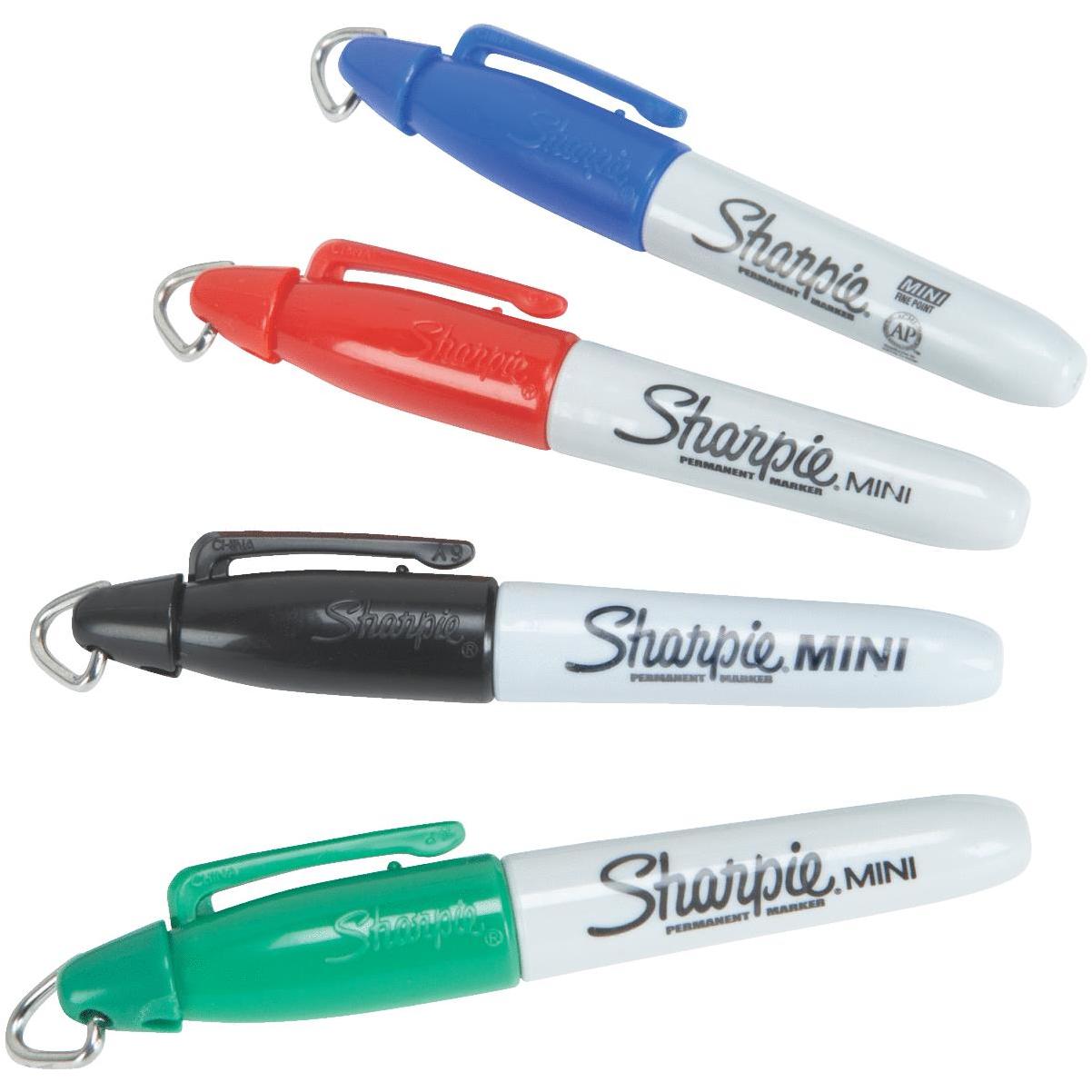 Sharpie Fine Point Permanent Markers, Assorted - 4 pack