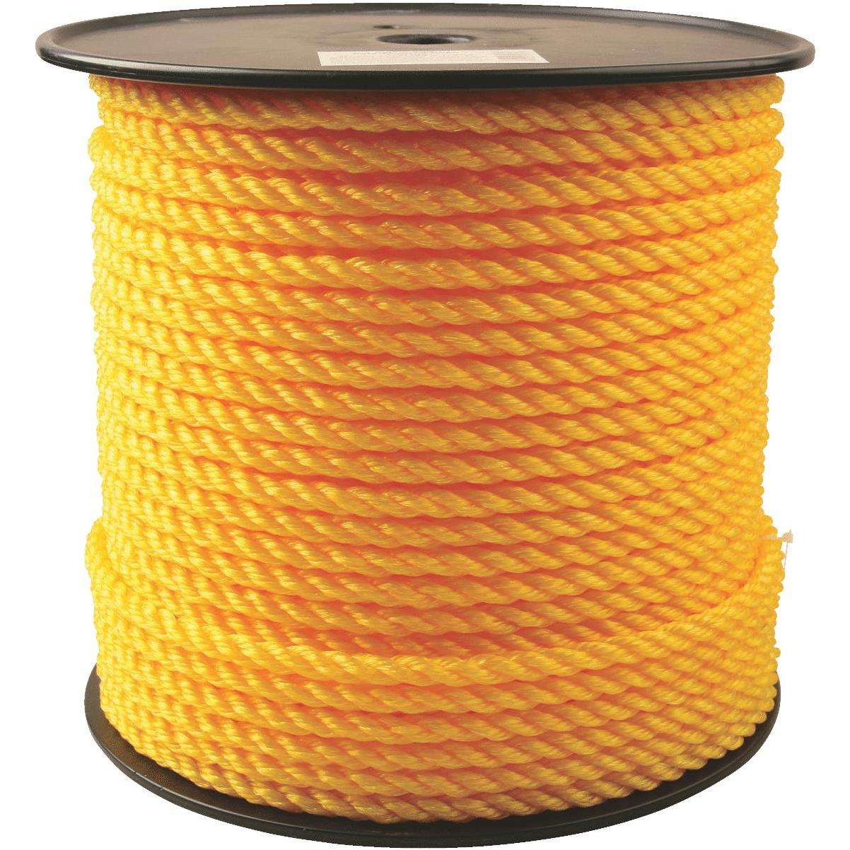 Do it Best 3/8 In. x 350 Ft. Yellow Twisted Polypropylene Rope