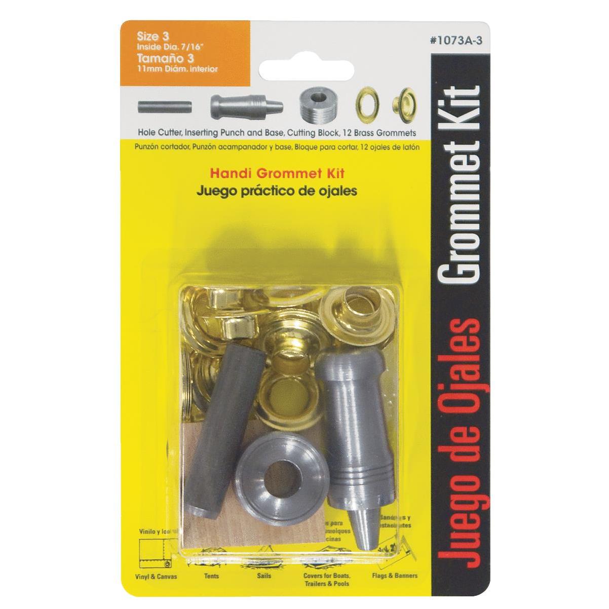 Gosport Grommet Black Recycled Polymers Tarp Grabber, (4-Pack)