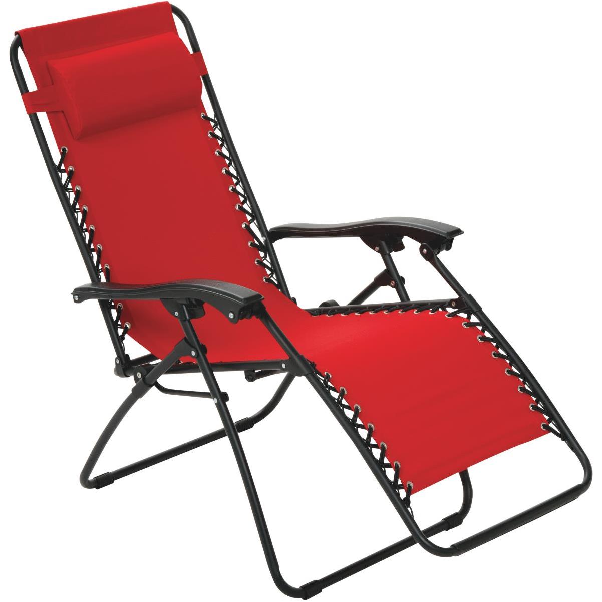 red oxford zero gravity chair