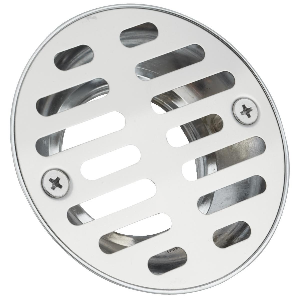 1-1/2 in. IPS Shower Stall Drain with 4-1/4 in. O.D. Stainless Steel  Strainer