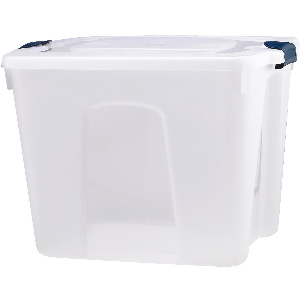 Black 20-Gallon Storage Tote