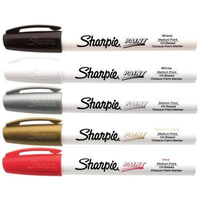 SHARPIE PAINT 5/PKG - OIL BASED - 071641024175