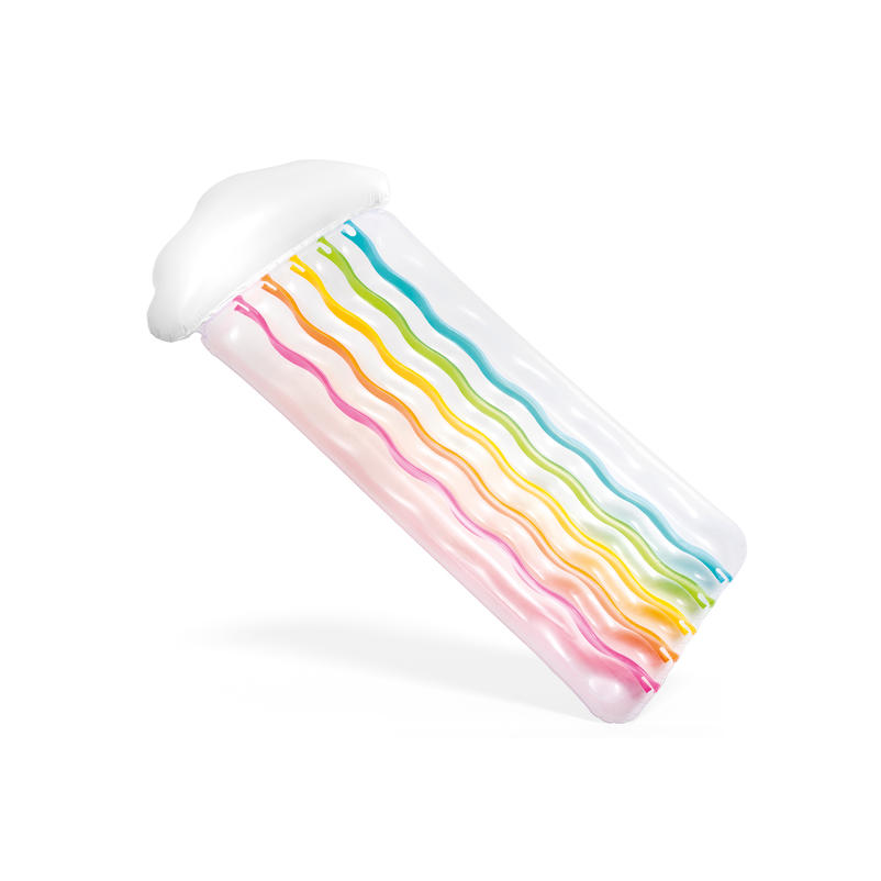 Intex Rainbow Cloud 78 In. x 36 In. Pool Mat