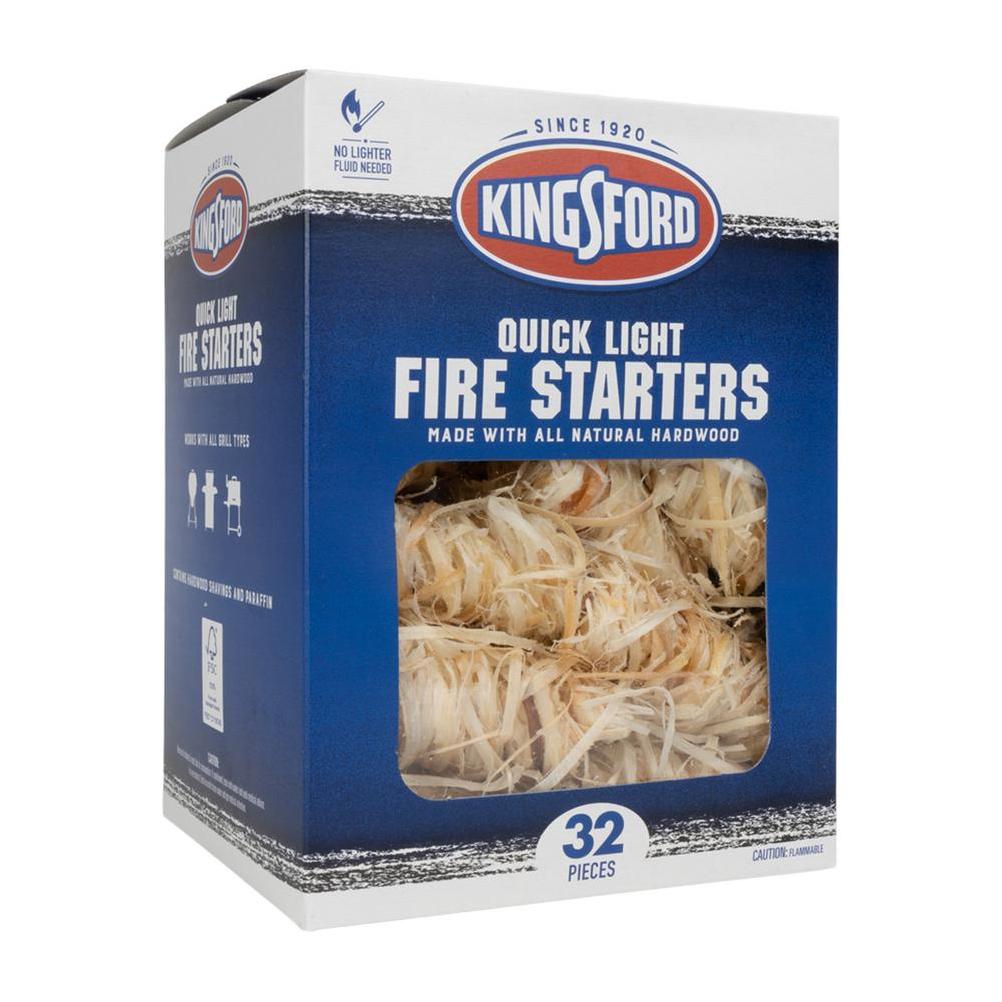 Kingsford Quick Light Odorless All Natural Wooden Fire Starter Rolls (32-Pack)