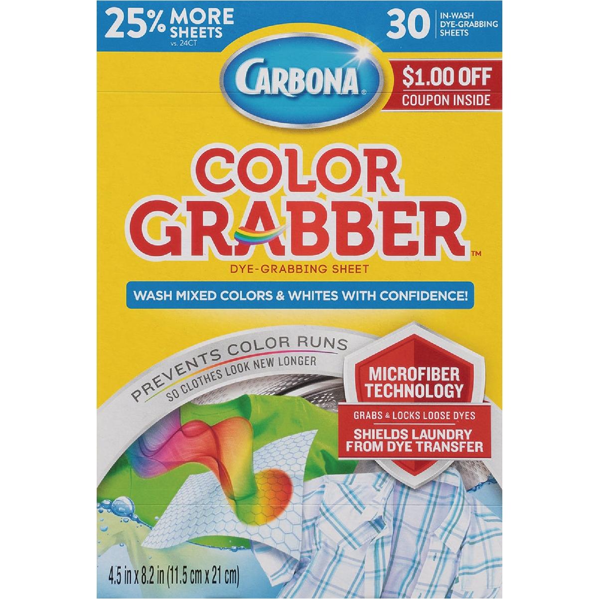 Carbona Color Grabber Microfiber Disposable Dye-Grabbing Sheets (30-Count)