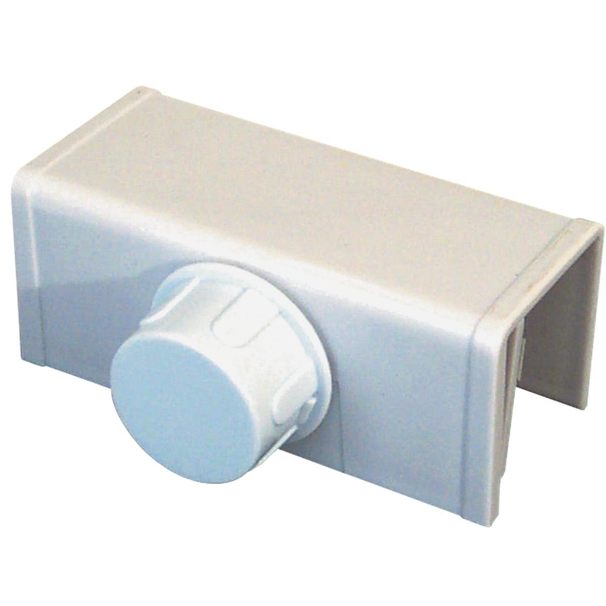 Bi-fold Door Safety Latch And Lock For Child Safety - Model S 4553 - White Plastic