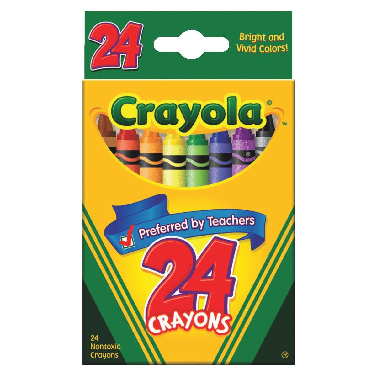 CRAYOLA 52-3024 Regular Crayon Regular Crayon 24 Pack