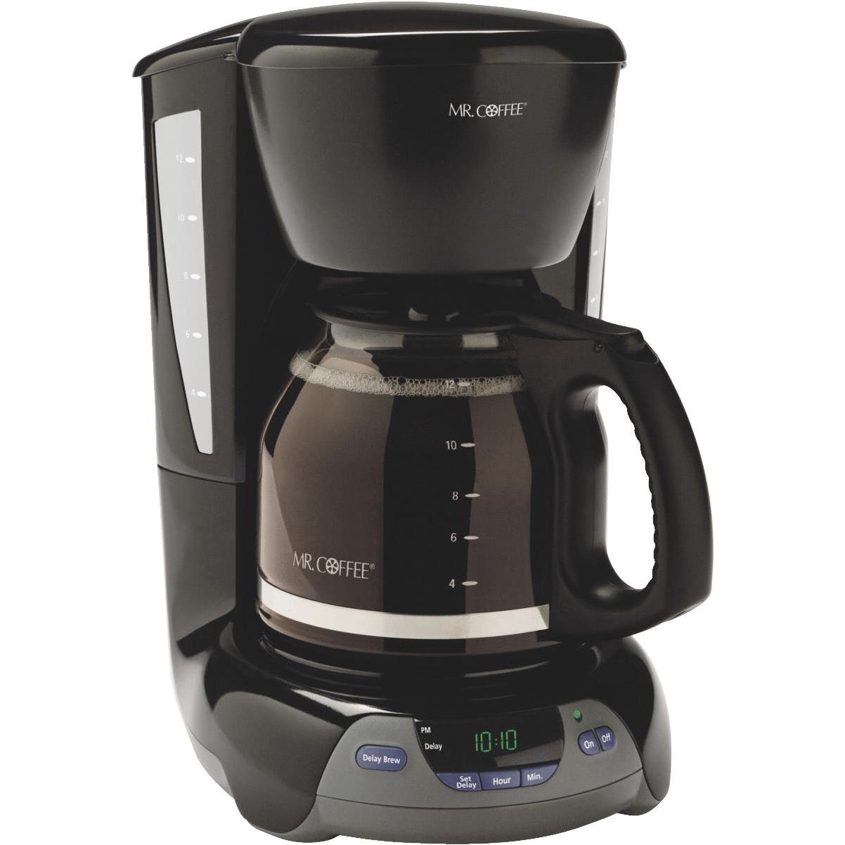 Mr. Coffee 12 Cup Programmable Black Coffee Maker 