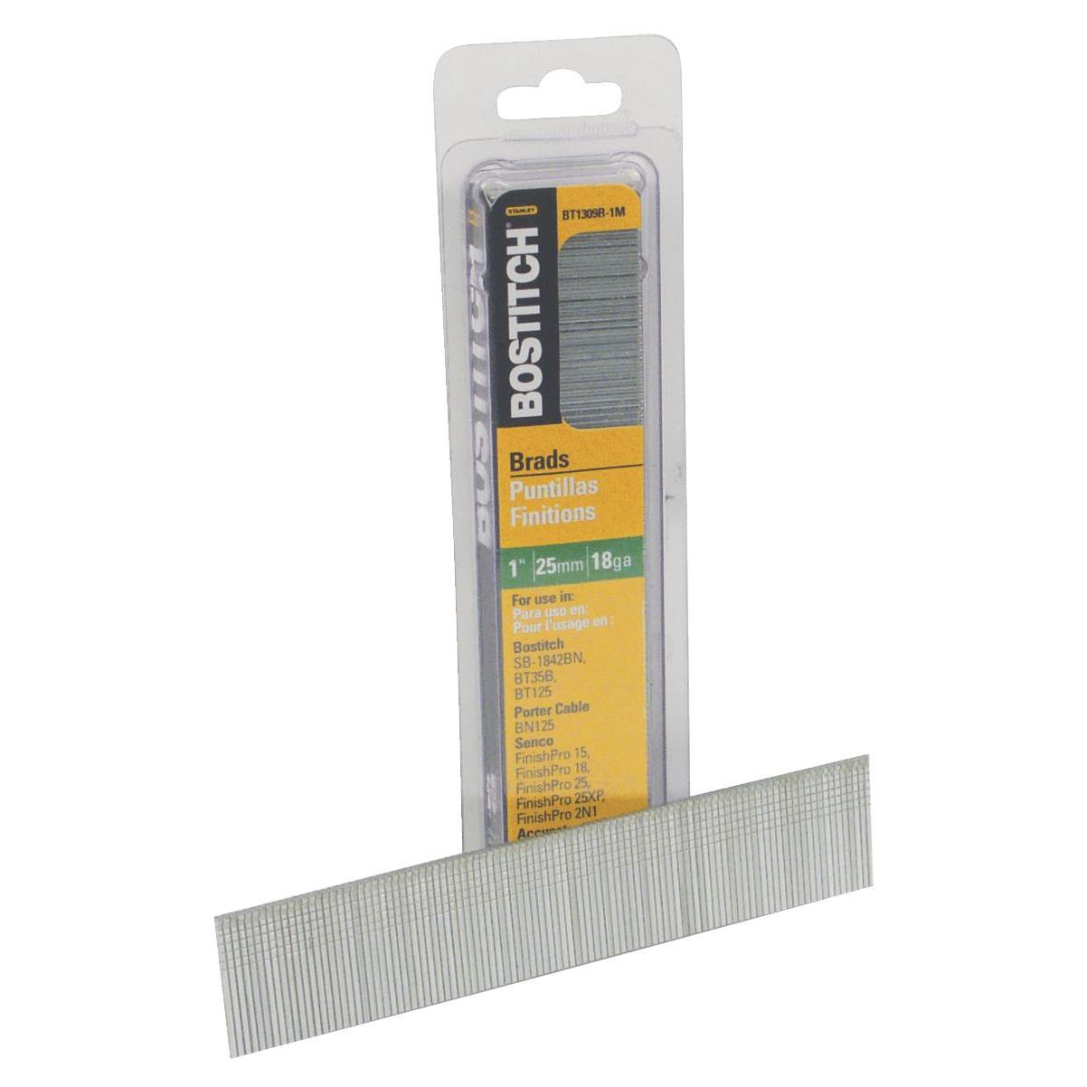 Bostitch 18-Gauge Coated Brad Nail, 1 