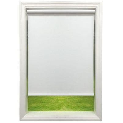 Friedland Shades Jupiter 55-1/4 In. x 72 In. White Economy Room Darkening Vinyl Roller Shade