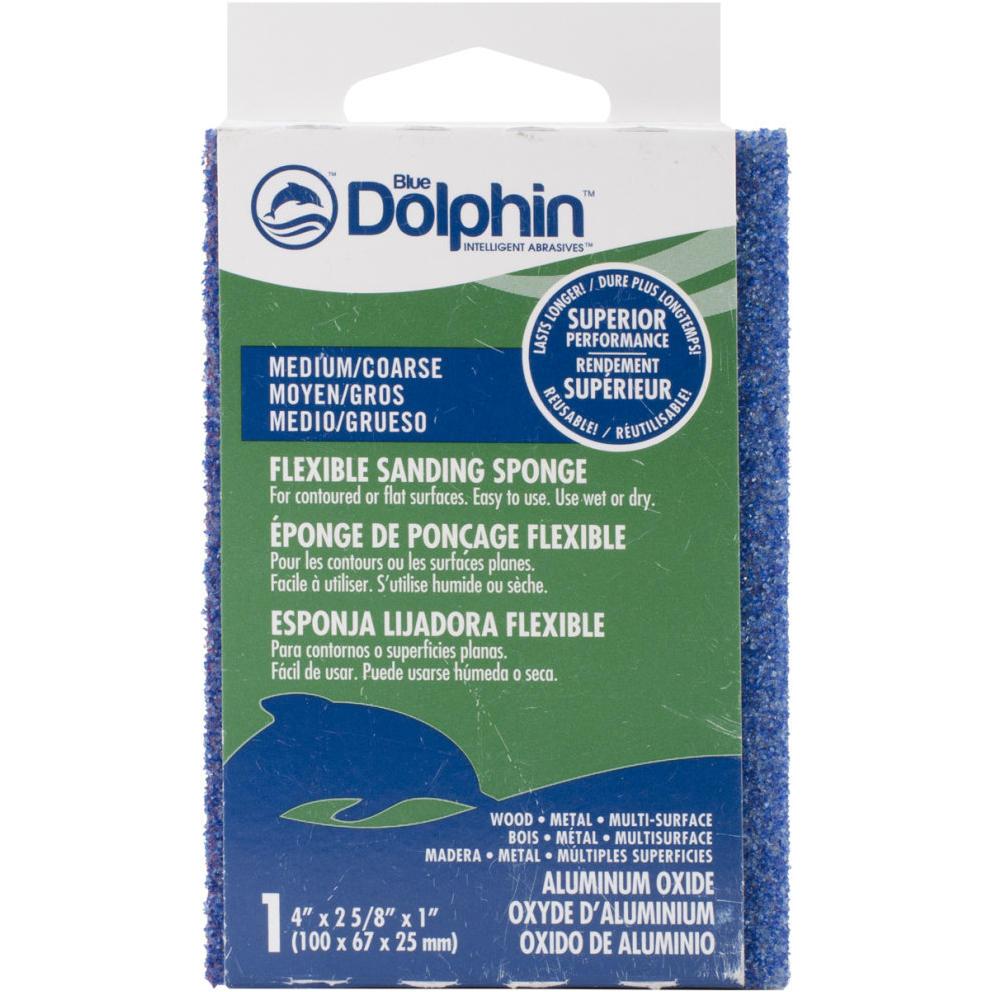 Foam Sanding Block - Medium And Coarse Grit For Versatile Finishing