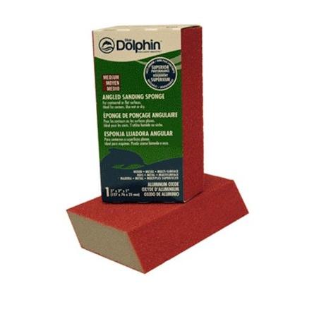 Ma-11 60 Grit Burgundy 5" Medium Angle Sanding Sponge