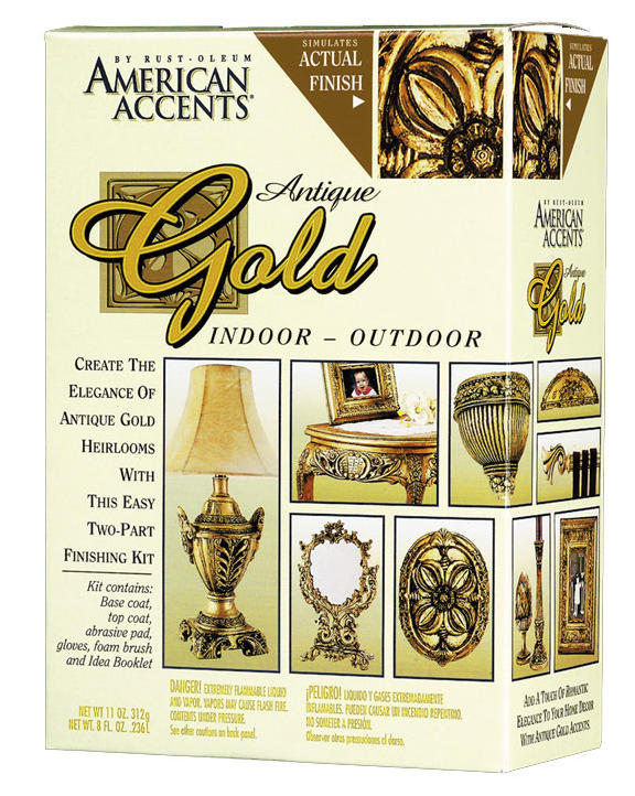 Rustoleum 7981-955 Antique Gold Paint Kit - Pack of 3