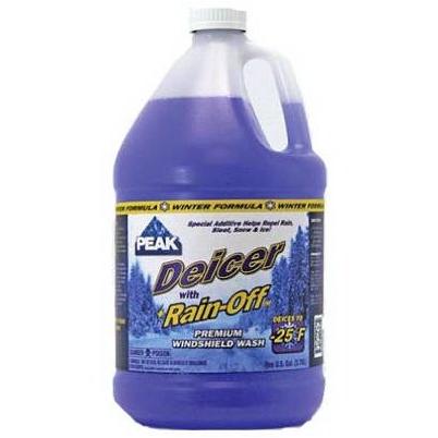 Peak Rain-Off Windshield Cleaner/De-Icer Liquid 1 gal.