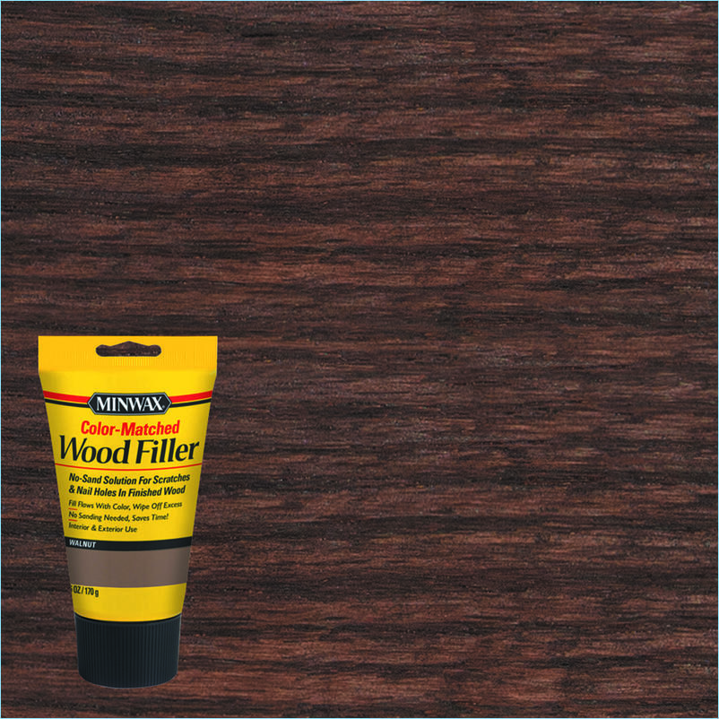 Minwax Color-Matched 6-oz Walnut Wood Filler in the Wood Filler department  at