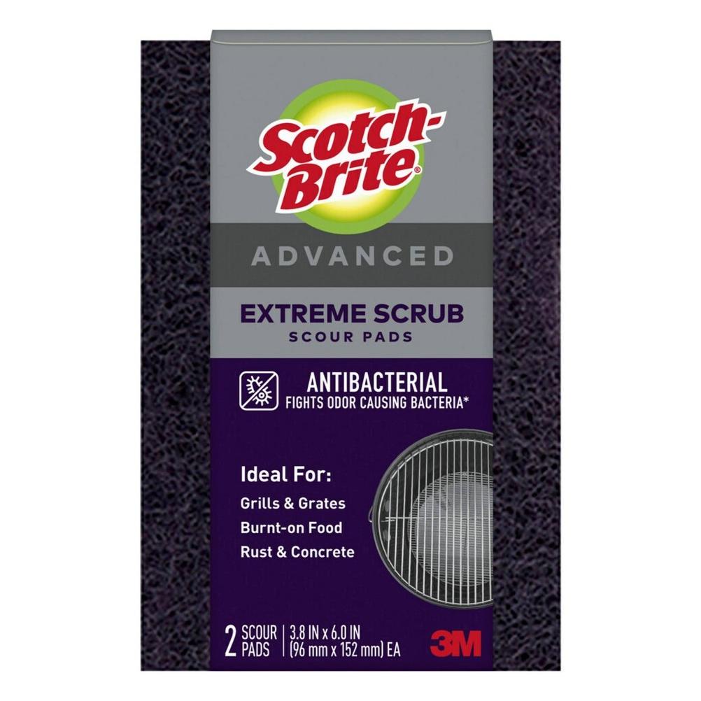 3M Scotch-Brite 4.4 In. x 2.6 In. Blue Scratch Free Scrub Sponge