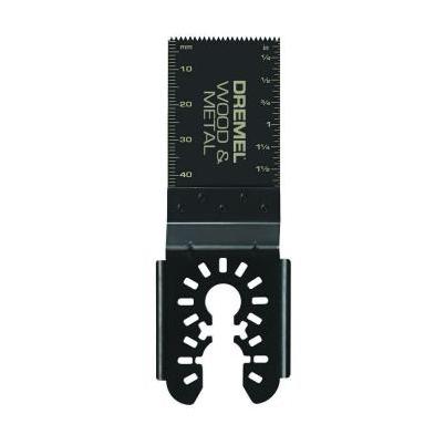 Dremel Universal 1-1/4 In. Bi-Metal Wood/Metal Flush Cut Oscillating Blade