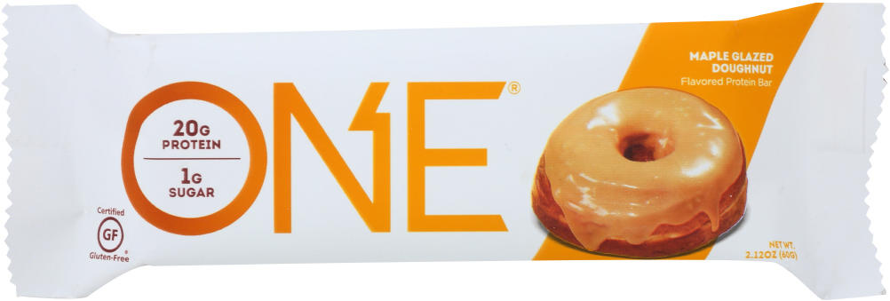 KHFM00298756 One Bar Maple Glazed Doughnut - 60 gm