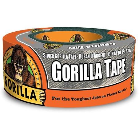 Gorilla Tough and Wide White Duct Tape 2.88-in x 25 Yard(s) in the Duct  Tape department at