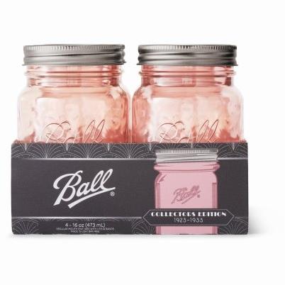 Ball Wide Mouth 16 Oz Nesting Mason Jar (4-Pack)