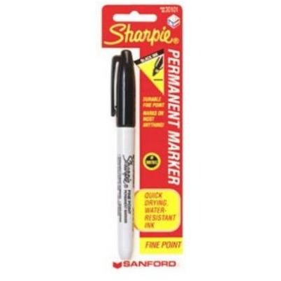 Sharpie Black Fine-Point Permanent Marker