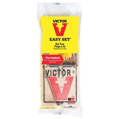 Victor Easy Set Mouse Trap Pre-Baited 4 Count, 12 Pack 