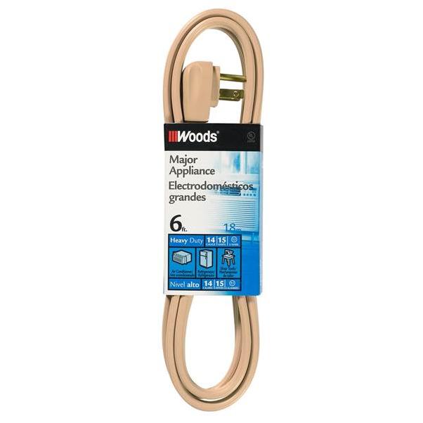 Do it Best 6 Ft. 14/3 15A HeavyDuty Appliance Cord Elitsac, Inc.