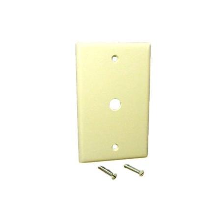 Leviton 82013 .312HOLE 1G Alm Lev Plt Tel