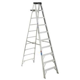 Voorouder Gezicht omhoog Pessimistisch Werner 10-ft Aluminum Type 1A - 300 lbs. Step Ladder | Price Hardware