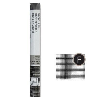 Phifer 36 In. x 84 In. Charcoal Fiberglass Screen Cloth Ready Rolls