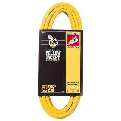 Yellow Jacket 25 ft. 12/3 SJTW Outdoor Heavy-Duty Extension Cord