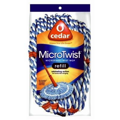 O-Cedar Power Scrub 10 in. L Sponge Microfiber Roller Mop Refill 1 pk