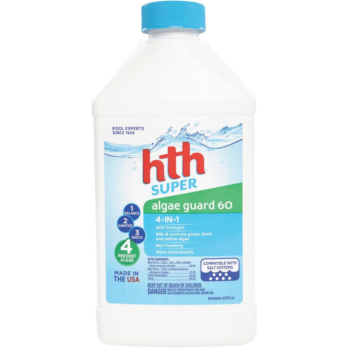 HTH Pool Care Algae Guard Advanced 32 Oz. Liquid Algae Control