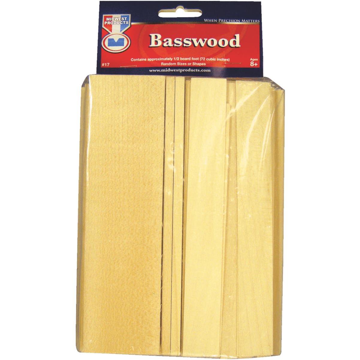 Midwest Products Genuine Basswood Sheets