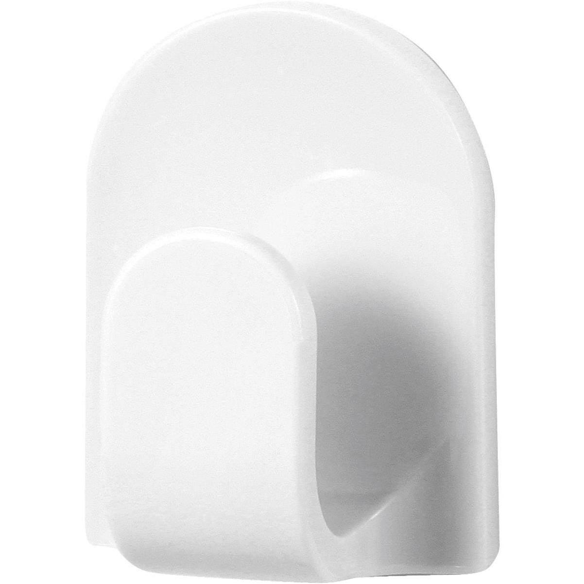 Command Large Wire Hook, White, 1 Hook, 2 Strips