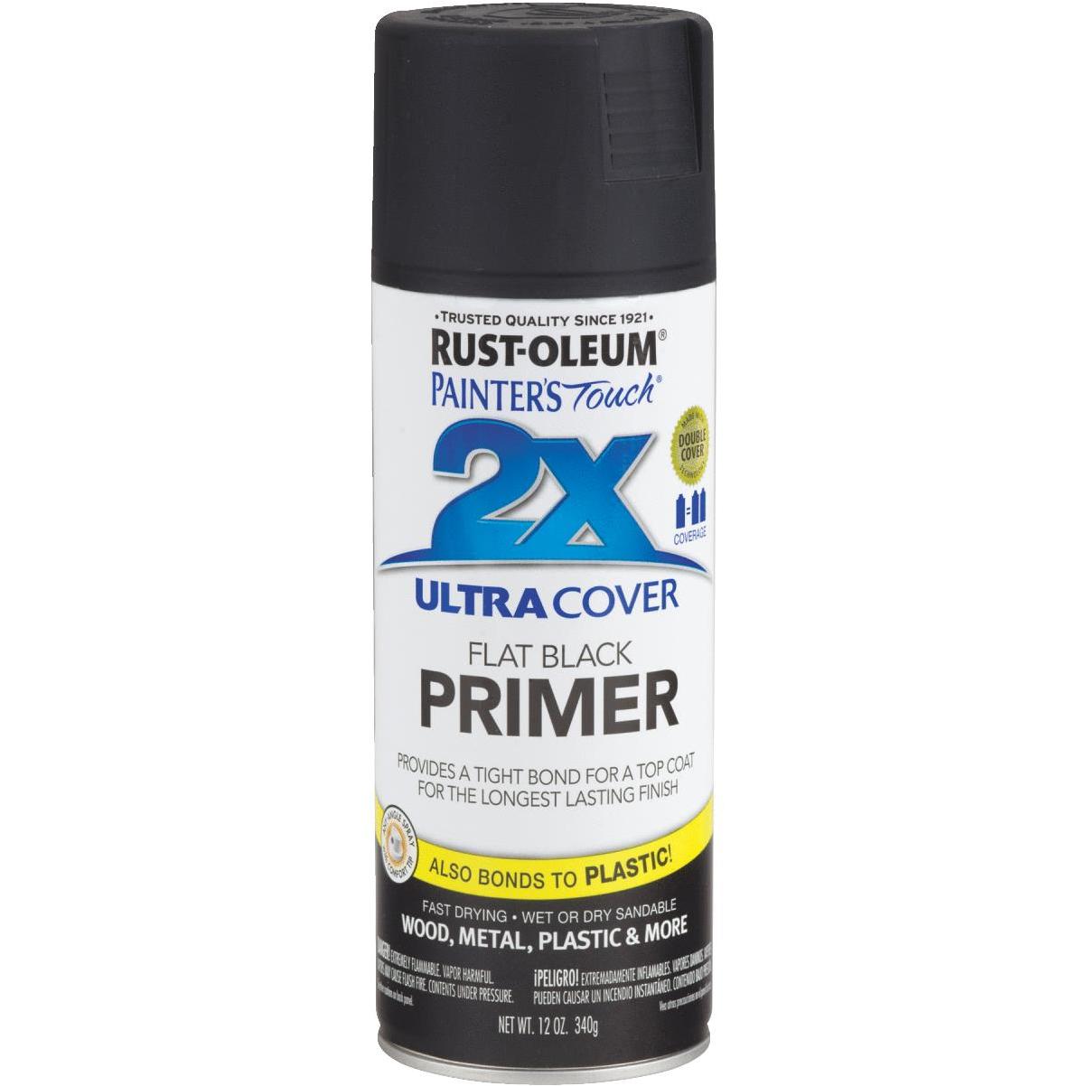 Rust-Oleum Painter's Touch 2X Ultra Cover Flat Black Spray Paint