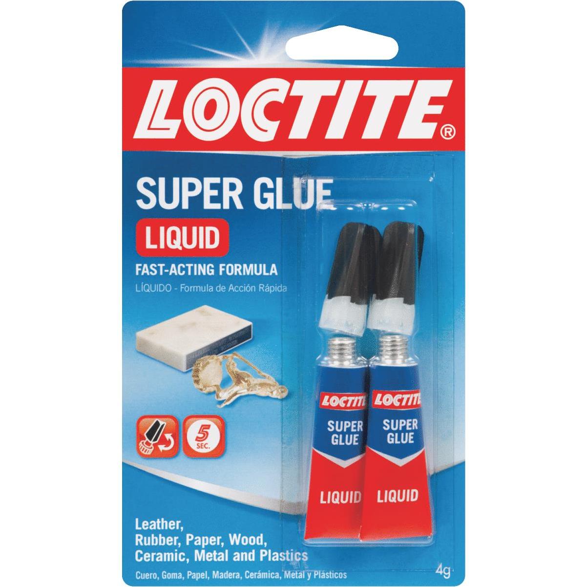 Gorilla Glue Super Glue Gel, Two 0.11 oz Tubes, Dries Clear