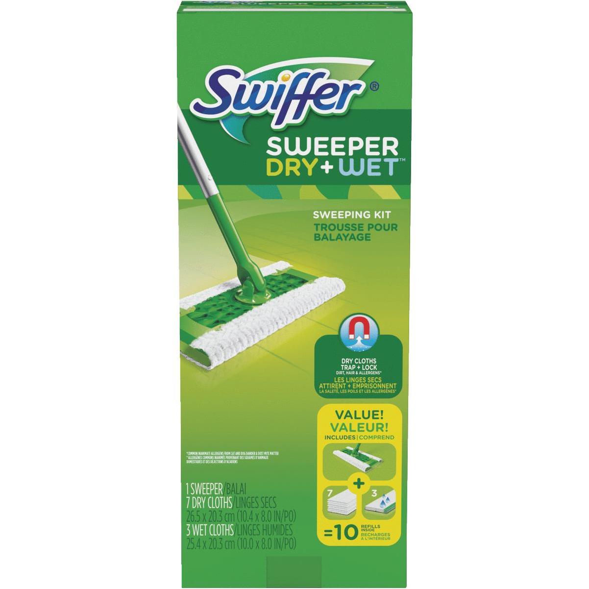 Swiffer Sweeper Floor Mop Starter Kit and Refills