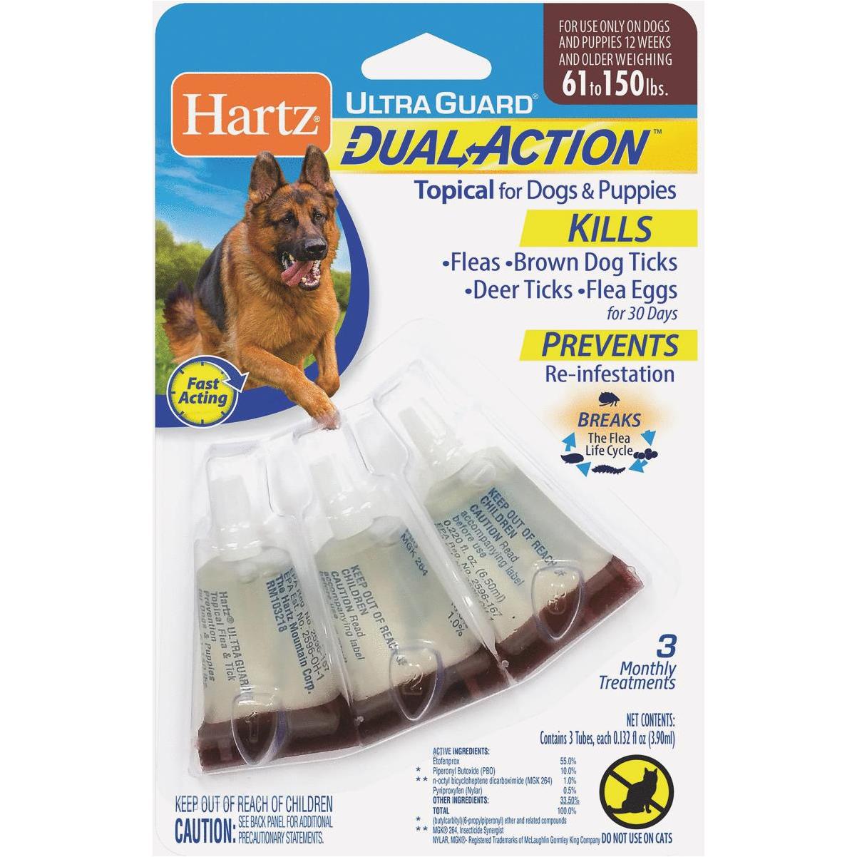 can i use hartz ultraguard for dogs on cats