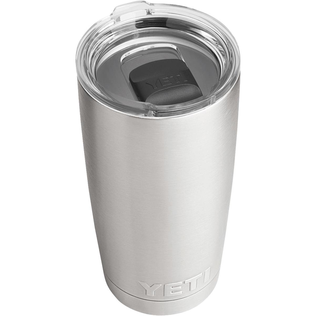 20oz Satin Stainless Steel Vacuum Tumbler with Handle Lid