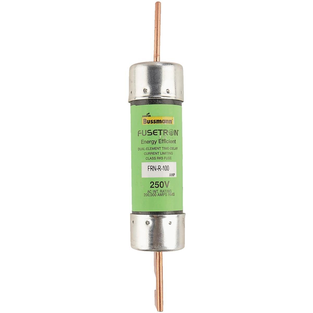 Bussmann 100A FRN-R Cartridge Heavy-Duty Time Delay Cartridge Fuse Hills  Flat Lumber