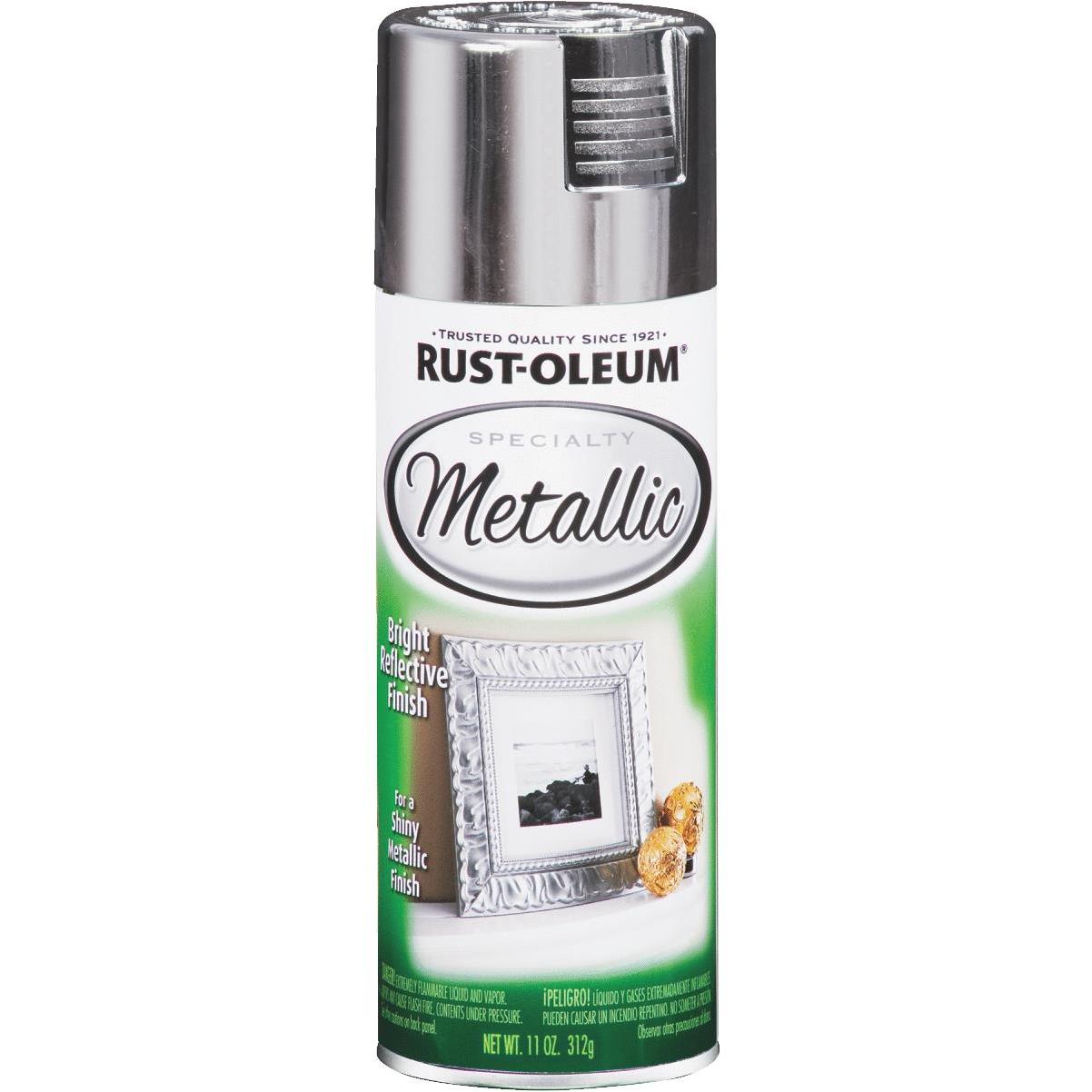 Rust-Oleum Stops Rust Gloss Chrome Metallic Spray Paint (NET WT. 11-oz) in  the Spray Paint department at